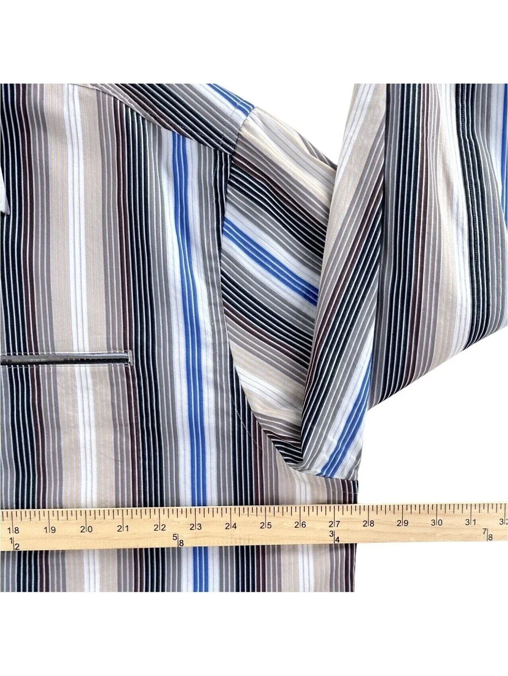 Tommy Bahama Multi-Color Stripe Button Front Shirt 1XB Big